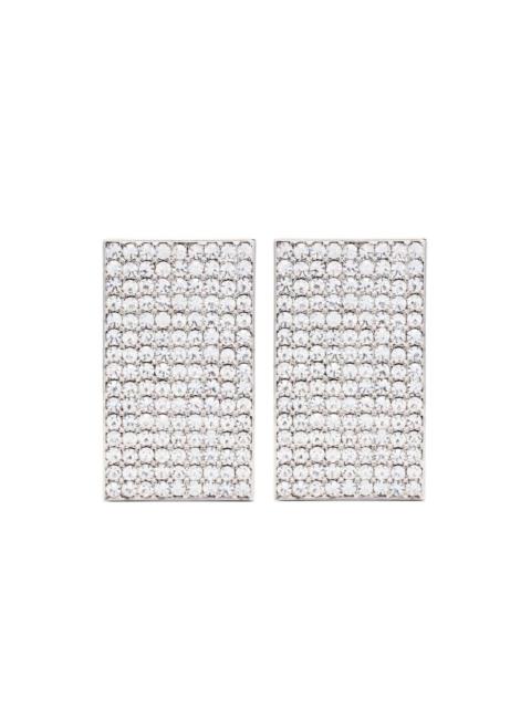 Alessandra Rich crystal-embellished clip-on earrings