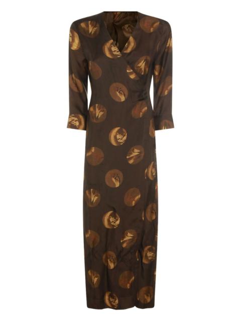 UMA WANG wrap printed dress