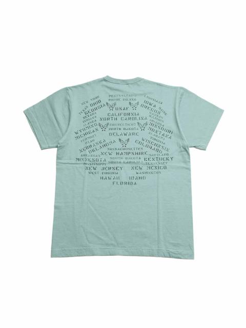 Buzz Rickson's S/S T-SHIRT - AIR BASE STENCIL - BR79779