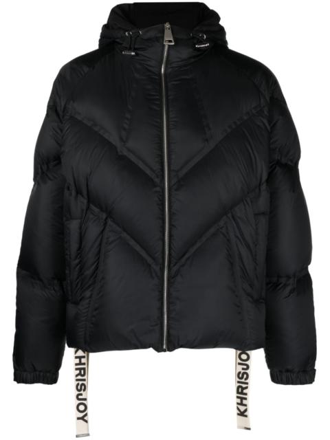 hooded padded jacket