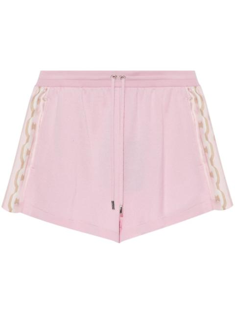 VERSACE chain-link detail shorts
