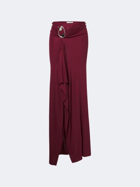 CHRISTOPHER ESBER Orica Crystal gathered jersey maxi skirt