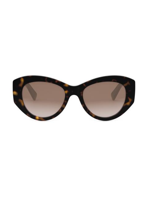 BVLGARI Women's Tubogas 52MM Oval Sunglasses - Havana Brown Gold Brown