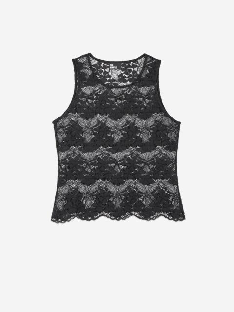The Kooples BLACK LACE TOP