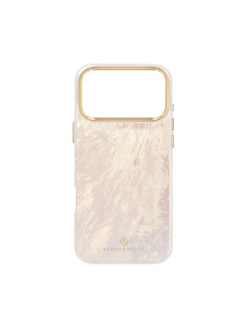 KENDRA SCOTT MagSafe® iPhone 17 Pro Pearlescent Cream Phone Case