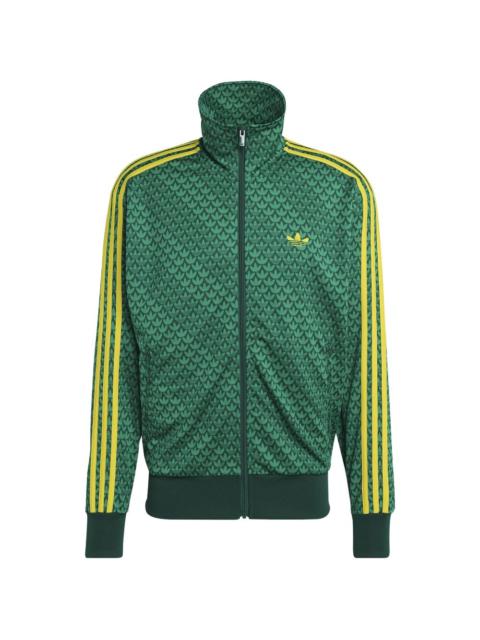 adidas Firebird printed zipped sweatshirt