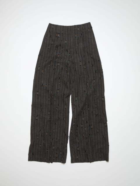 Tailored distressed trousers - Anthracite grey