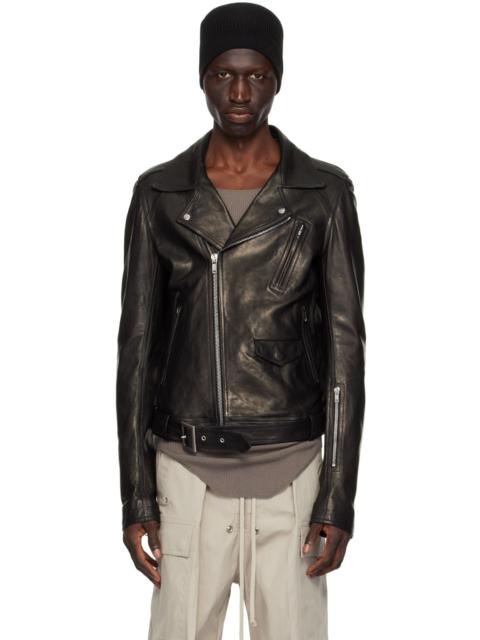 Rick Owens Black Lukes Stooges Leather Jacket