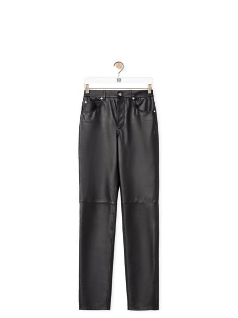 Loewe Straight leg trousers in nappa