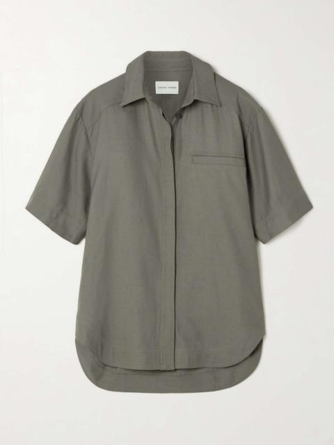 Loulou de Saison Moheli woven shirt Gray