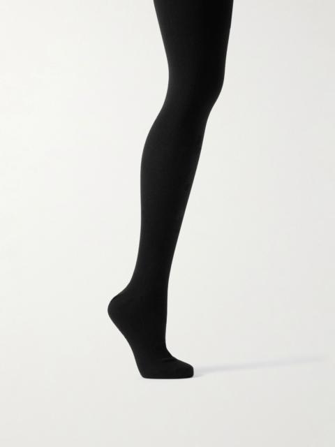 The Row Mimi stretch-knit tights Black
