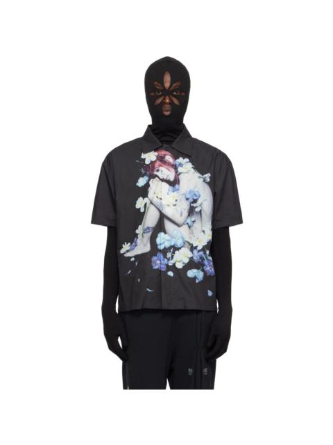 KUSIKOHC Black Graphic Shirt