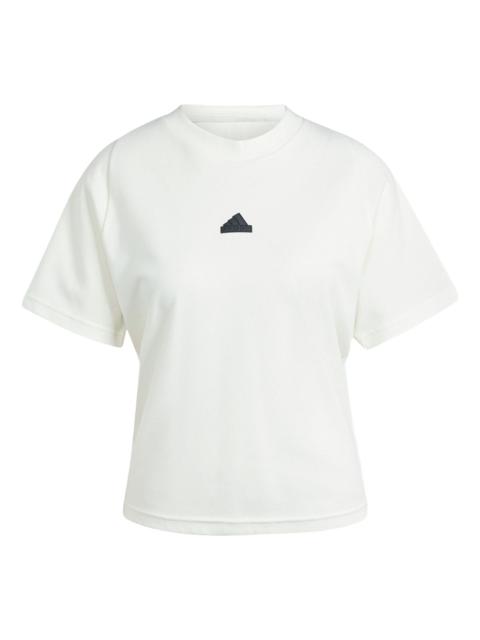adidas (WMNS) adidas Z.N.E. T-shirt Asia Sizing 'White' IS3920