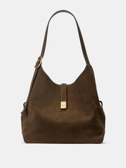 kate spade Deco Suede Large Shoulder Bag