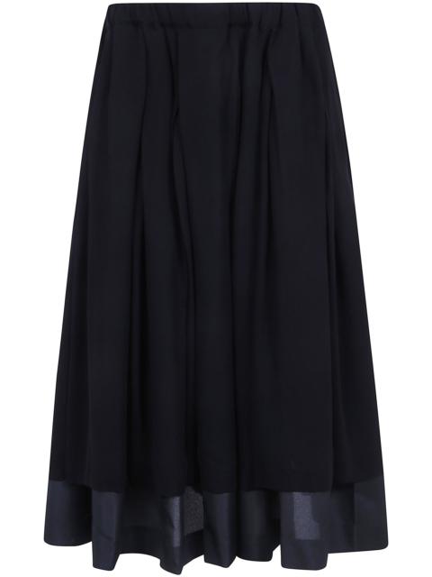 Comme Des Garçons Midi Skirt Polyester Tropycal