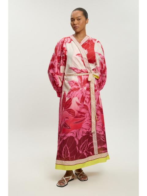 KAREN MILLEN Plus Size Cotton Voile Maxi Beach Dress