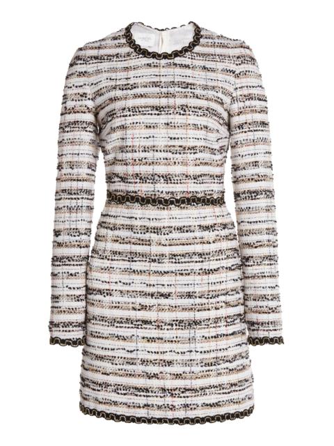 GIAMBATTISTA VALLI Textured Cotton-Blend Bouclé Mini Dress multi