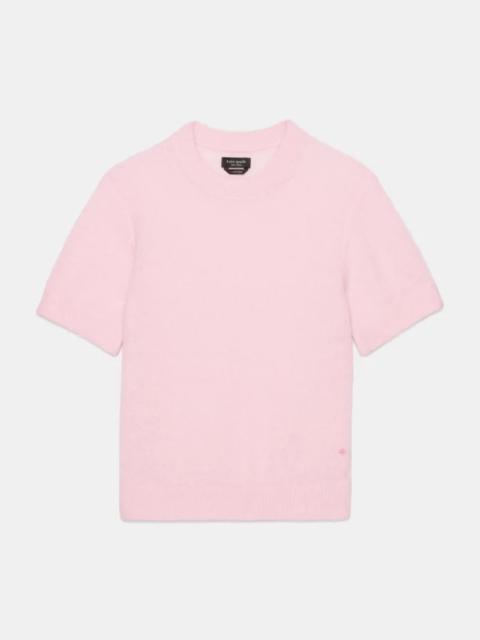 kate spade Fuzzy Short Sleeve Sweater