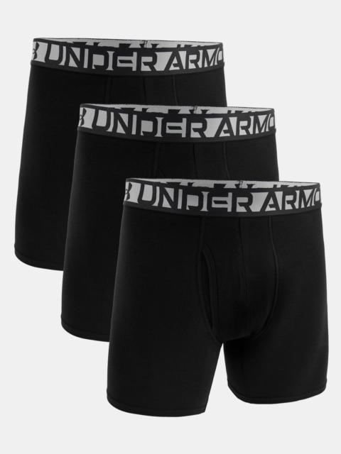 Under Armour Men's UA Performance Cotton 6" 3-Pack Boxerjock®