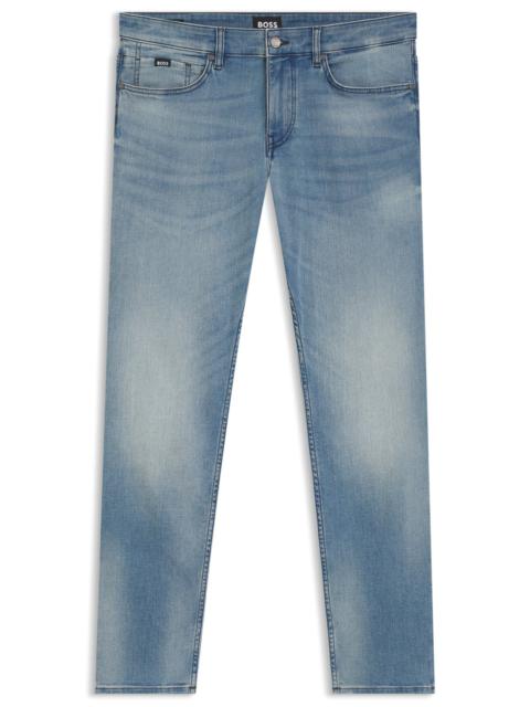 BOSS DELAWARE SLIM-FIT JEANS IN PERFORMANCE-STRETCH DENIM