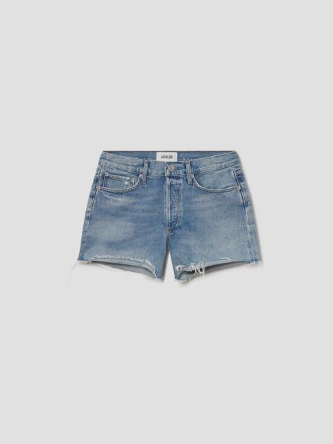AGOLDE PARKER VINTAGE CUT OFF SHORT IN POST