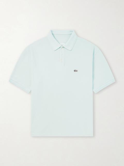 visvim Mondo Logo-Embroidered Cotton-Piqué Polo Shirt