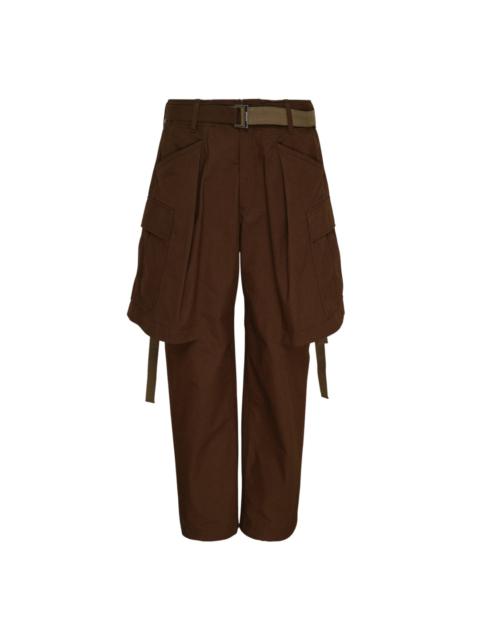 sacai Rip Stop Cargo Pants