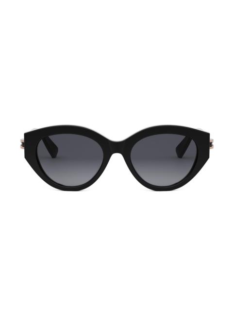 BVLGARI Women's B. Zero1 53MM Oval Sunglasses - Black Gold Black
