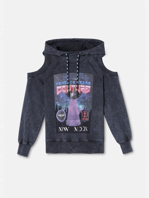 Galaxy Couture Cutout Hoodie