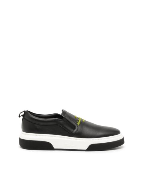FERRAGAMO Cassina embossed-logo sneakers