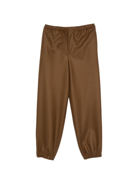 Jil Sander elasticated wool trousers