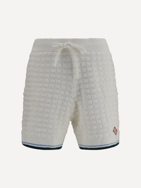 CASABLANCA Bouclé Tennis Shorts