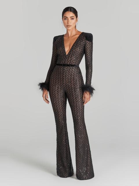 NADINE MERABI Rachel Black Jumpsuit