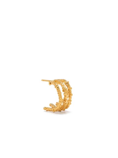 ALIGHIERI The Single Crumbling gold-plated earring