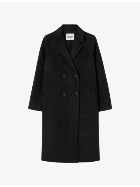 Claudie Pierlot Galant double-breasted wool-blend coat