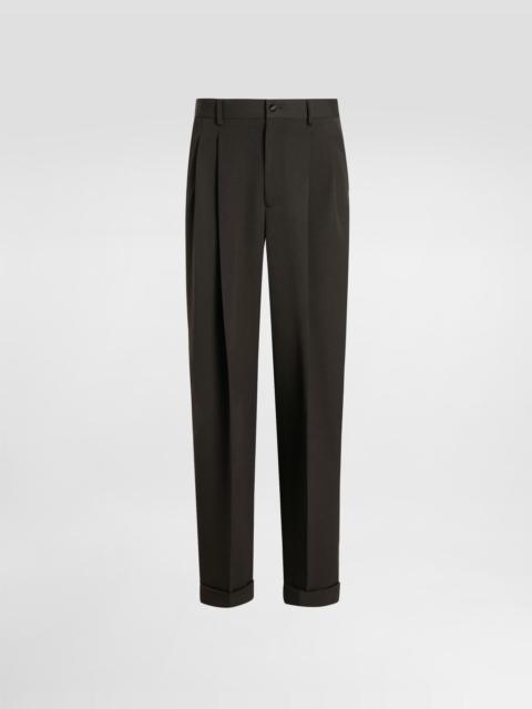 Dolce & Gabbana Wool gabardine trousers