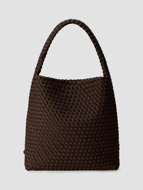 NAGHEDI Women's Nomad Medium Hobo Bag - Chocolate