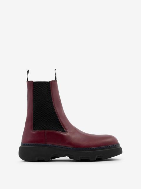 Leather Creeper Chelsea Boots