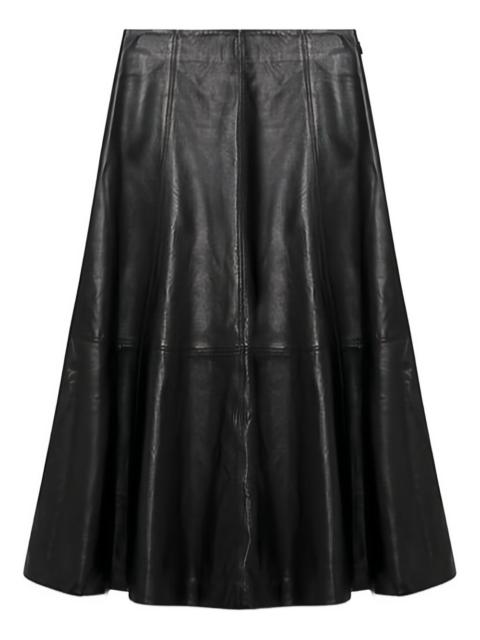 SIMKHAI Ryma leather midi skirt
