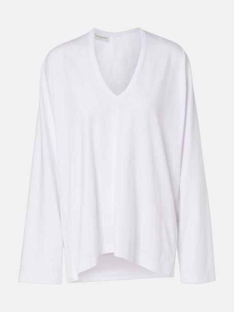 Dries Van Noten Cotton jersey top