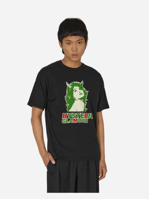 Hysteric Glamour 2 Tone Devil Woman T-Shirt Black | slamjam