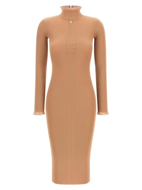 ELISABETTA FRANCHI Ribbed Knit Dress