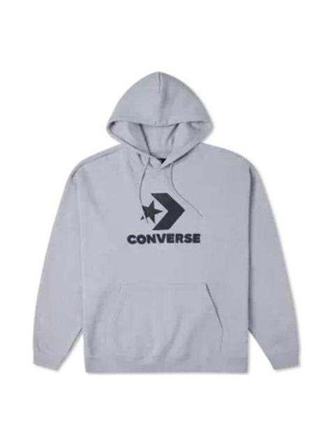 Converse Converse Go-To Star Chevron Loose Fit Pullover Hoodie 'Grey' 10024915-A03
