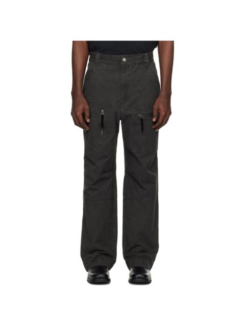 Isabel Marant Black Kleber Cargo Pants