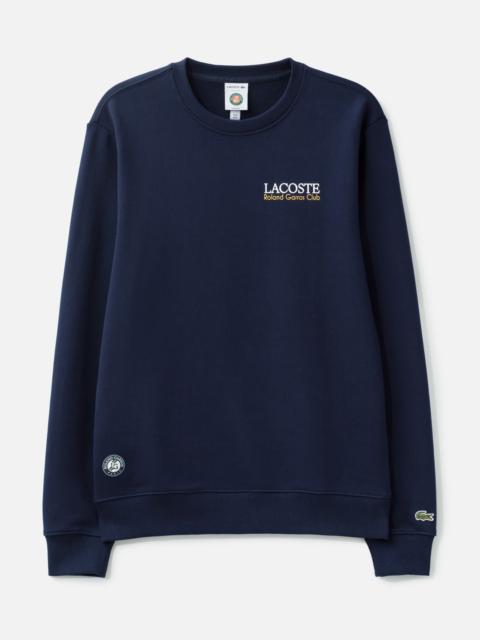 LACOSTE ROLAND GARROS CLUB SWEATSHIRT