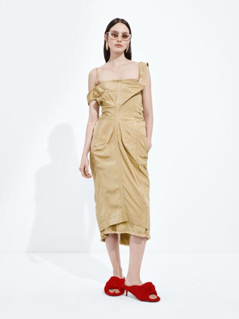Bottega Veneta Washed Silk Taffeta Dress