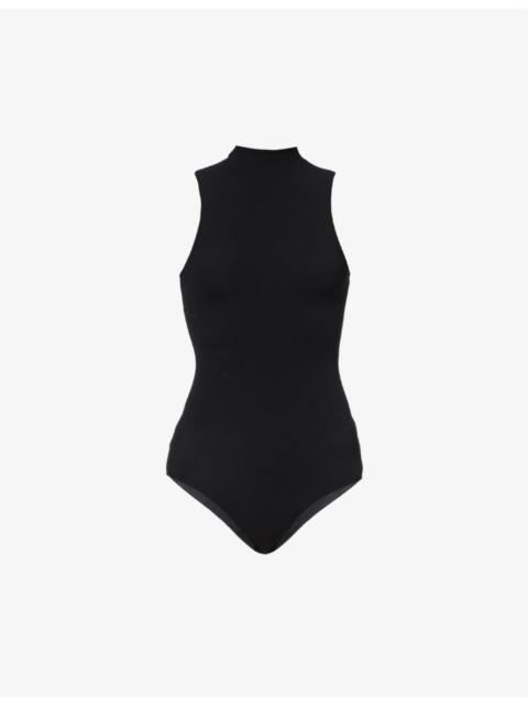 commando Ballet turtleneck stretch-woven body