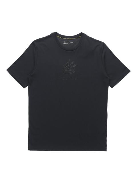 Under Armour Men's Under Armour Curry Casual Round Neck Cotton Short Sleeve Black 1362819-001
