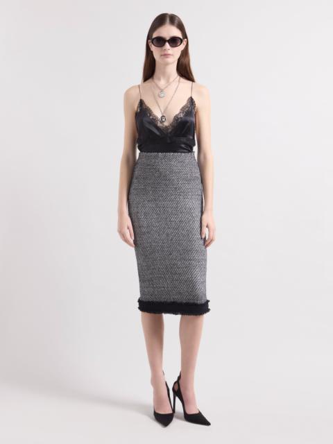 NINA RICCI Tweed Midi Skirt