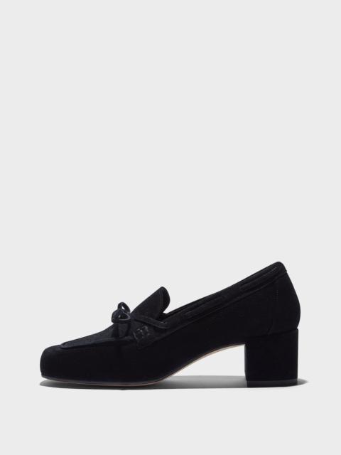 Aeyde Grenn Suede Heeled Loafers